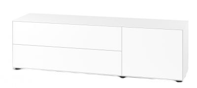 Nex Pur Box Lowboard / Sideboard mit Schubkasten und Tür Horizontal Piure QUICK SHIP